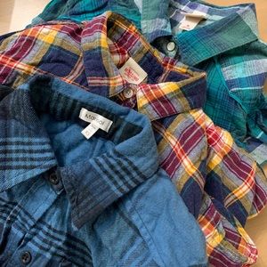 3 Small Flannels